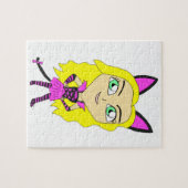 chibi catgirl ジグソーパズル (横)