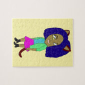 chibi catgirl ジグソーパズル (横)