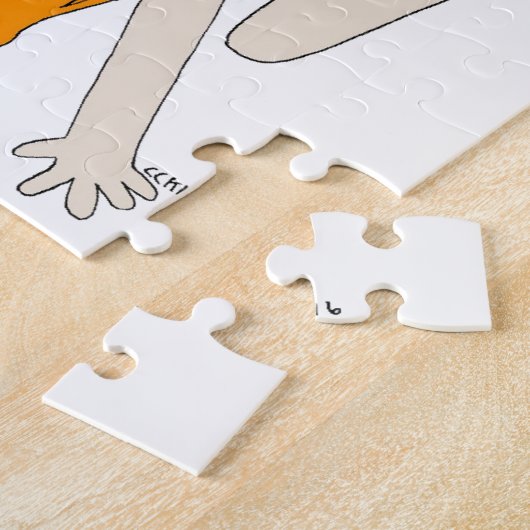 chibi catgirl ジグソーパズル (側面)