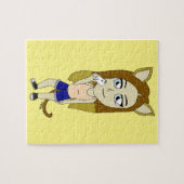 Chibi Catgirl ジグソーパズル (横)