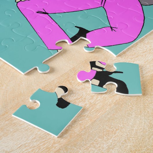 chibi catgirl  ジグソーパズル (側面)