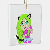 chibi catgirl   セラミックオーナメント (右)