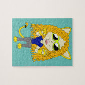 Chibi Catgirl with paws ジグソーパズル (横)