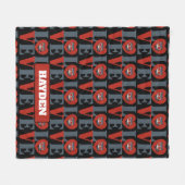 Chibi Catwoman LOVE フリースブランケット (正面(横))