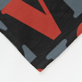 Chibi Catwoman LOVE フリースブランケット (角)