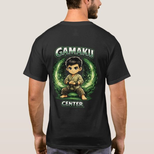 Chibi Dojo Gamaku Center Tシャツ (裏面)