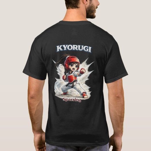 Chibi Dojo Kyorugi Sparring   Tシャツ (裏面)