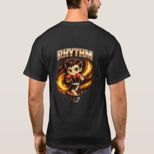 Chibi Dojo Rhythm Boxing Tシャツ (裏面)
