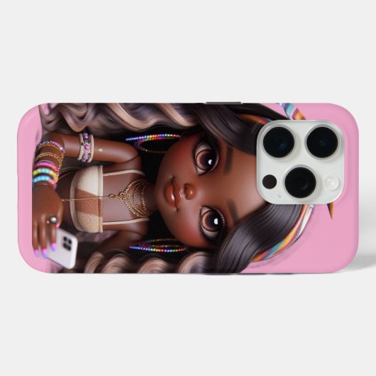 CHIBI DOLL Case-Mate iPhoneケース (裏面 (横))