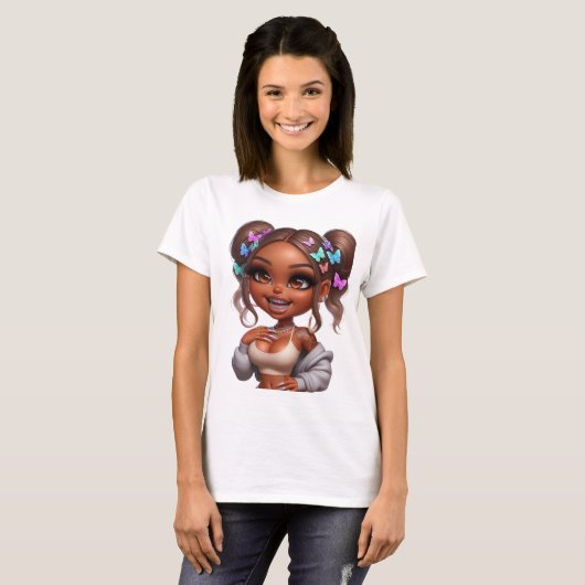 CHIBI DOLL GRIN Tシャツ (正面フル)