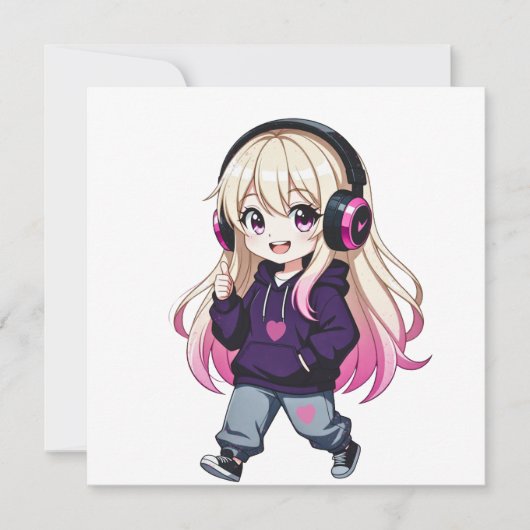 Chibi Funny 招待状 (正面)