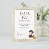 Chibi Harry Potter Wizard Baby Shower サンキューカード (スタンド正面)