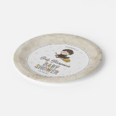 Chibi Harry Potter Wizard Baby Shower ペーパープレート (アングル)