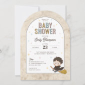 Chibi Harry Potter Wizard Baby Shower 招待状 (正面)