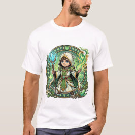 Chibi Healer Cleric Way of the Healer Kanji  Tシャツ