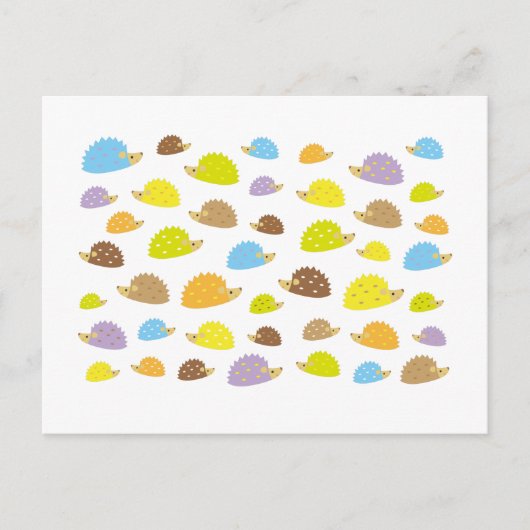 chibi hedgehog ポストカード (正面)