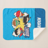 Chibi Justice League of America Explosion シェルパブランケット (正面(横))