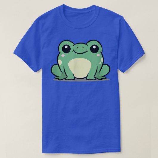 Chibi Kawaii Frog Amphibian Animal Frog Pond Lover Tシャツ (デザイン正面)
