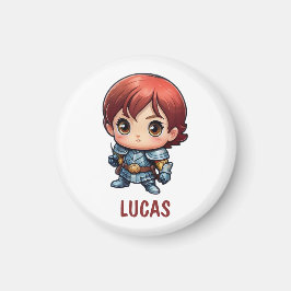 Chibi Knight Custom Kids Fridge Magnet マグネット