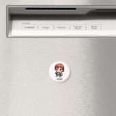 Chibi Knight Custom Kids Fridge Magnet マグネット (インサイチュ (食洗機))