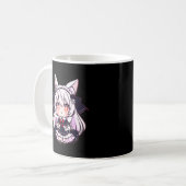 Chibi Neko Gothic Lolita コーヒーマグカップ (正面左)