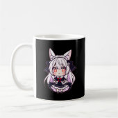 Chibi Neko Gothic Lolita コーヒーマグカップ (左)