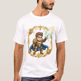 Chibi Paladin Holy Knight Way of the Saint  Tシャツ