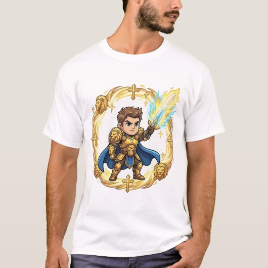 Chibi Paladin Holy Knight Way of the Saint  Tシャツ (正面)