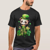 Chibi Panda Adorable St Patrick's Day Bear  & C Tシャツ (正面)