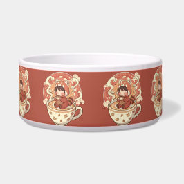 Chibi Red Panda Brew Heat Resistant Oven Mitt ボウル