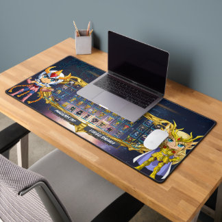 Chibi Saint Seiya Gaming Mouse Pad Desk Mat デスクマット
