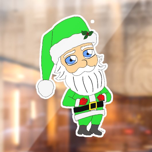 Chibi Santa green suit ウィンドウサイン (シート2)