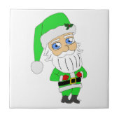 Chibi Santa green suit タイル (正面)