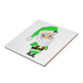 Chibi Santa green suit タイル (側面)
