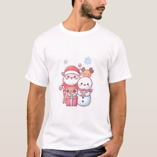 Chibi Santa & Pals Tシャツ
