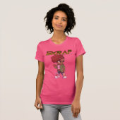 Chibi Skrap pink ladies tee Tシャツ (正面フル)