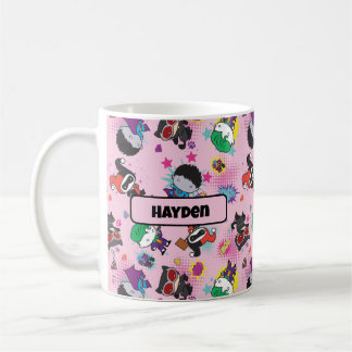 Chibi Super Villain Action Pattern コーヒーマグカップ