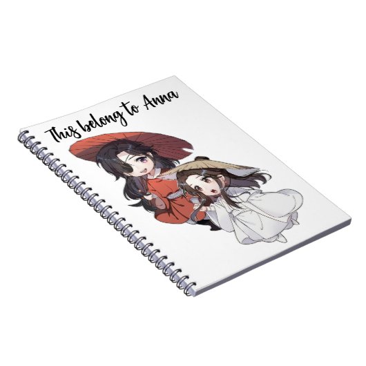 Chibi Tianguan Cifu Spiral Customized Notebook ノートブック (右側)