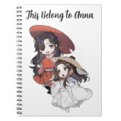 Chibi Tianguan Cifu  Spiral Photo Notebook ノートブック (正面)