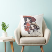 Chibi Tianguancifu Throw Pillow クッション (椅子)
