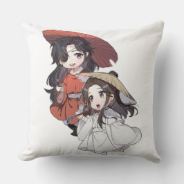Chibi Tianguancifu Throw Pillow クッション