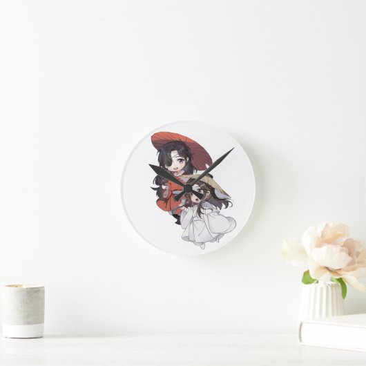 Chibi Tianguang Cifu Wall Clock ラウンド壁時計 (ホーム)