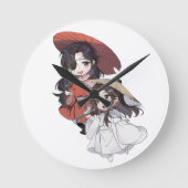 Chibi Tianguang Cifu Wall Clock ラウンド壁時計 (正面)