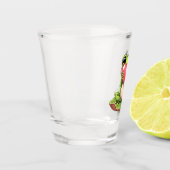 Chibi Toad in Pink and Green ショットグラス (左)