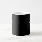 Chibi Witch Halloween Costume Bear With Cauldron  コーヒーマグカップ (中央)