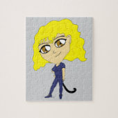 Chibi with a cat like tail ジグソーパズル (縦)