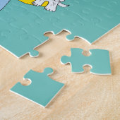 Chibi with a pup ジグソーパズル (側面)