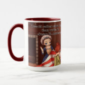 Chibiccaのクラシックな絵画-旗の誕生 マグカップ (左)