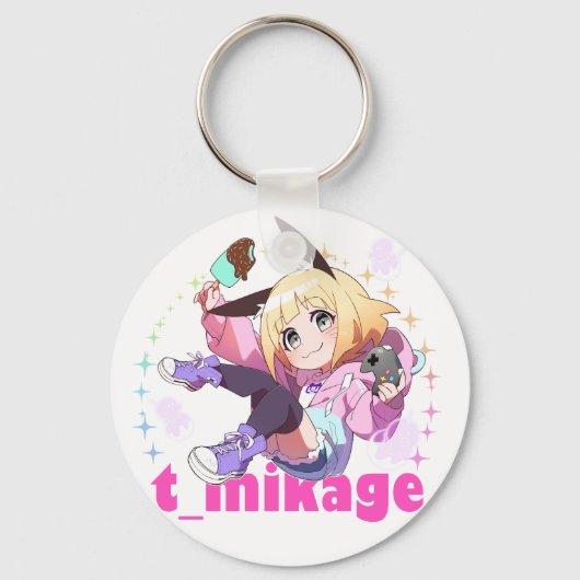 chibikage Keychain ちび影キーホルダー キーホルダー (正面)