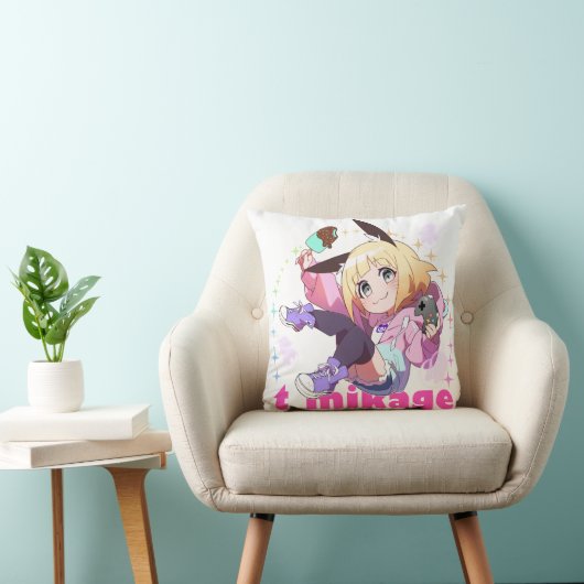 Chibikage Throw Pillow クッション (椅子)